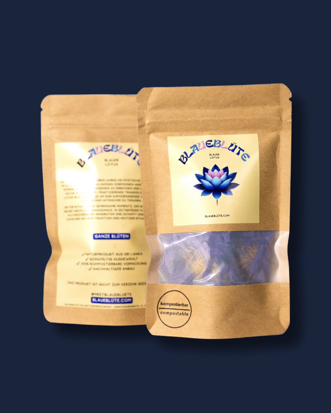 Blauer Lotus – Ganze Blüten